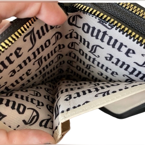 NWT JUICY COUTURE Voloure Pibk & Brown Double Zip Around Walle.As seen on live - Picture 4 of 6